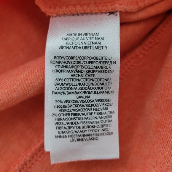 Polo Ralph Lauren Quarter-Zip Pullover Orange Blue Pony Sweatshirt Size Medium - Picture 6 of 11